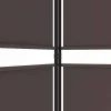 vidaXL Kamerscherm met 3 panelen 150x200 cm stof bruin