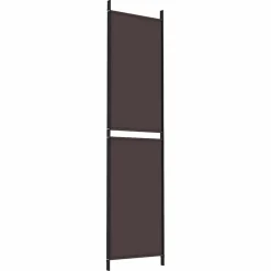 vidaXL Kamerscherm met 3 panelen 150x200 cm stof bruin