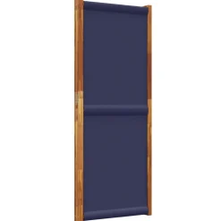 vidaXL Kamerscherm met 3 panelen 210x180 cm donkerblauw
