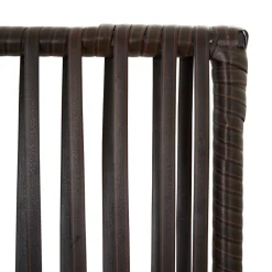 vidaXL Kamerscherm 3 panelen poly rattan bruin