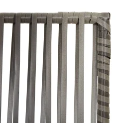 vidaXL Kamerscherm 3 panelen poly rattan grijs