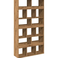 vidaXL Kamerscherm 100x33x187,5 cm bewerkt hout artisanaal eikenkleur
