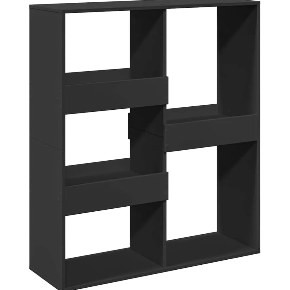 vidaXL Kamerscherm 100x33x115 cm bewerkt hout zwart