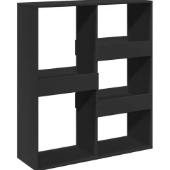 vidaXL Kamerscherm 100x33x115 cm bewerkt hout zwart
