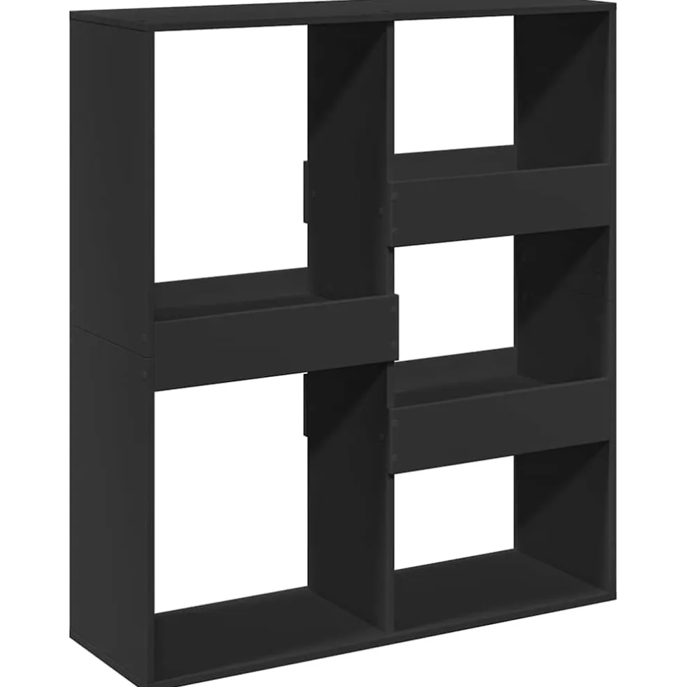 vidaXL Kamerscherm 100x33x115 cm bewerkt hout zwart