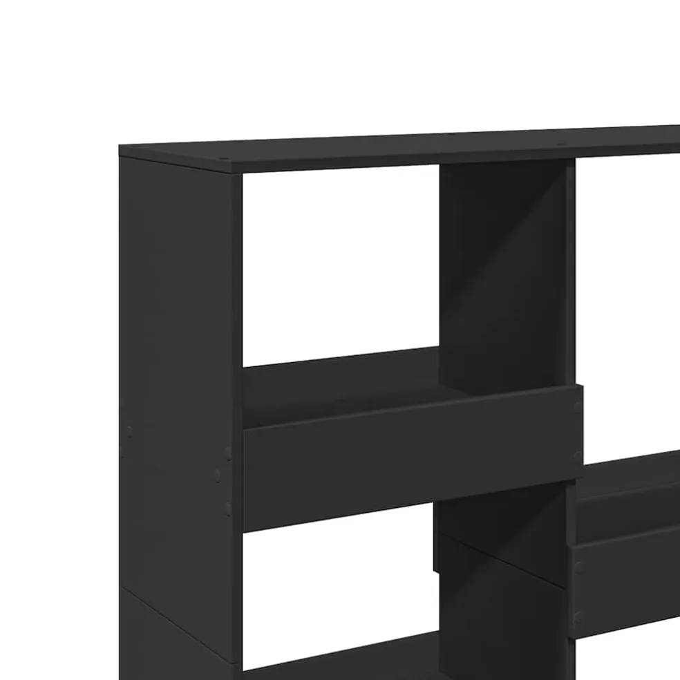 vidaXL Kamerscherm 100x33x115 cm bewerkt hout zwart
