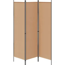 vidaXL Kamerverdeler Beige 150 x 180 cm Stof