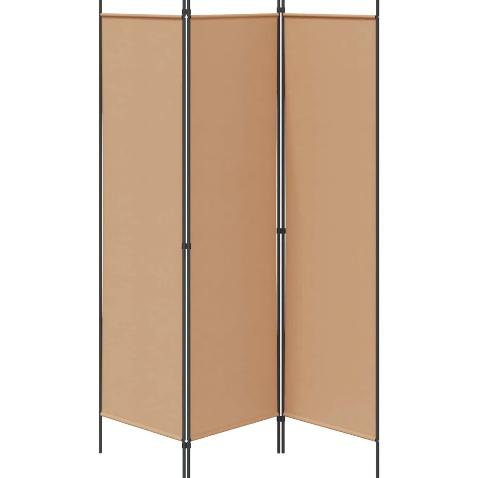 vidaXL Kamerverdeler Beige 150 x 180 cm Stof