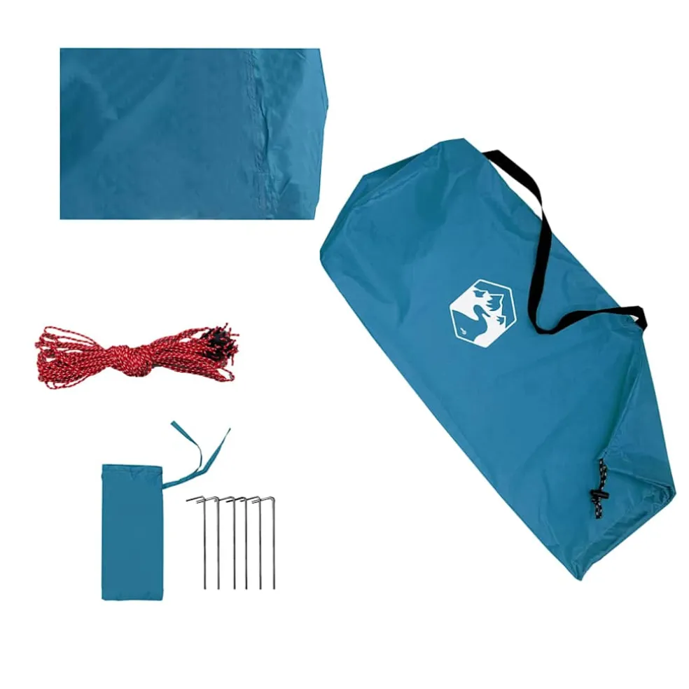 vidaXL Kampeerluifel waterdicht 300x294 cm blauw