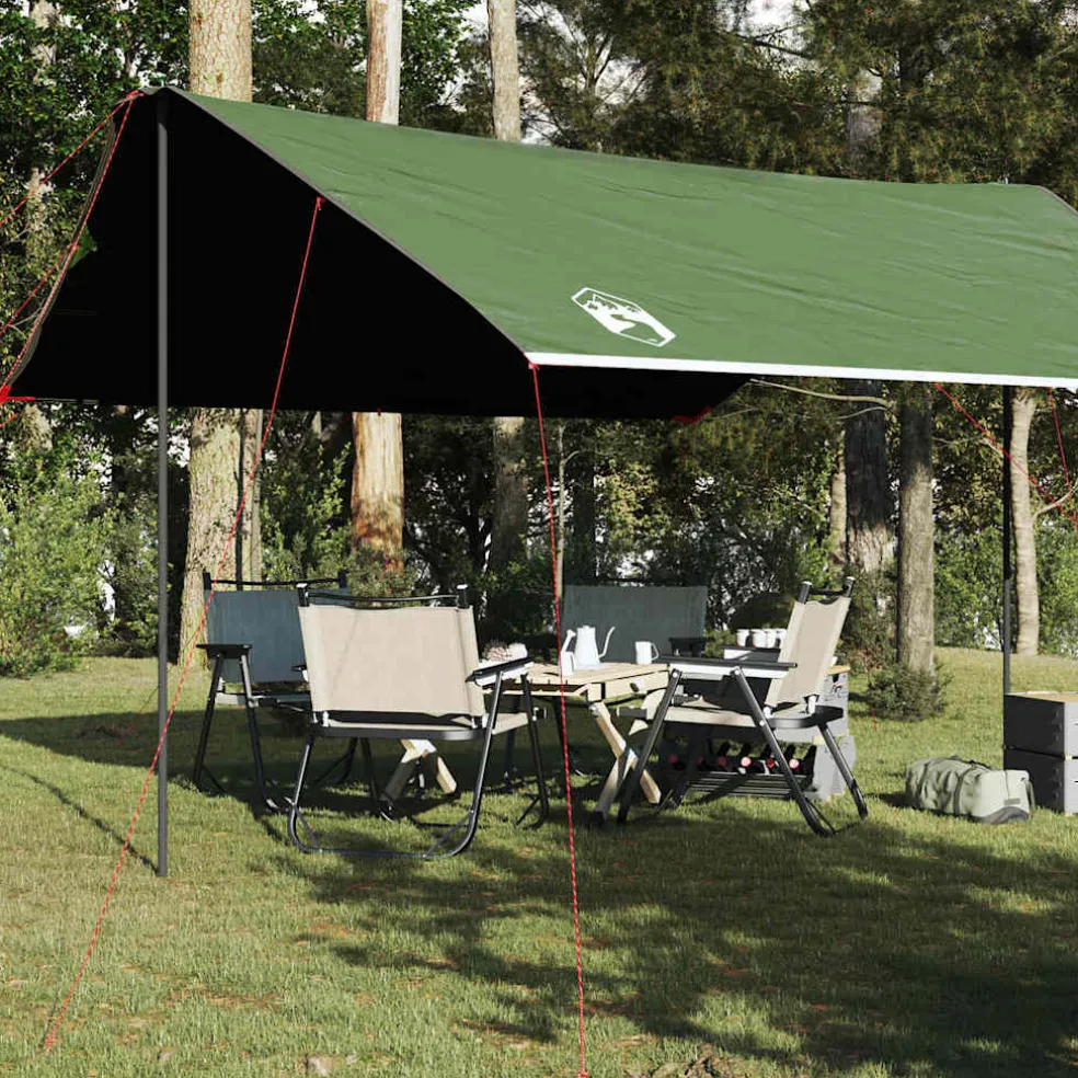 vidaXL Kampeerluifel waterdicht 460x305x210 cm groen