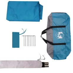 vidaXL Kampeerluifel waterdicht 430x380x210 cm blauw