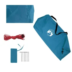 vidaXL Kampeerluifel waterdicht 300x294 cm blauw