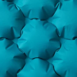 vidaXL Kampeermatras met kussens zelfopblazend 2-persoons blauw