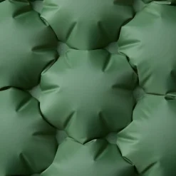 vidaXL Kampeermatras met kussens zelfopblazend 2-persoons groen