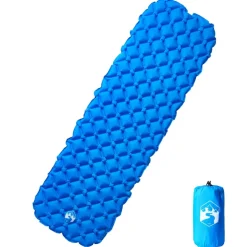 vidaXL Kampeermatras opblaasbaar 190x58x6 cm 1-persoons blauw