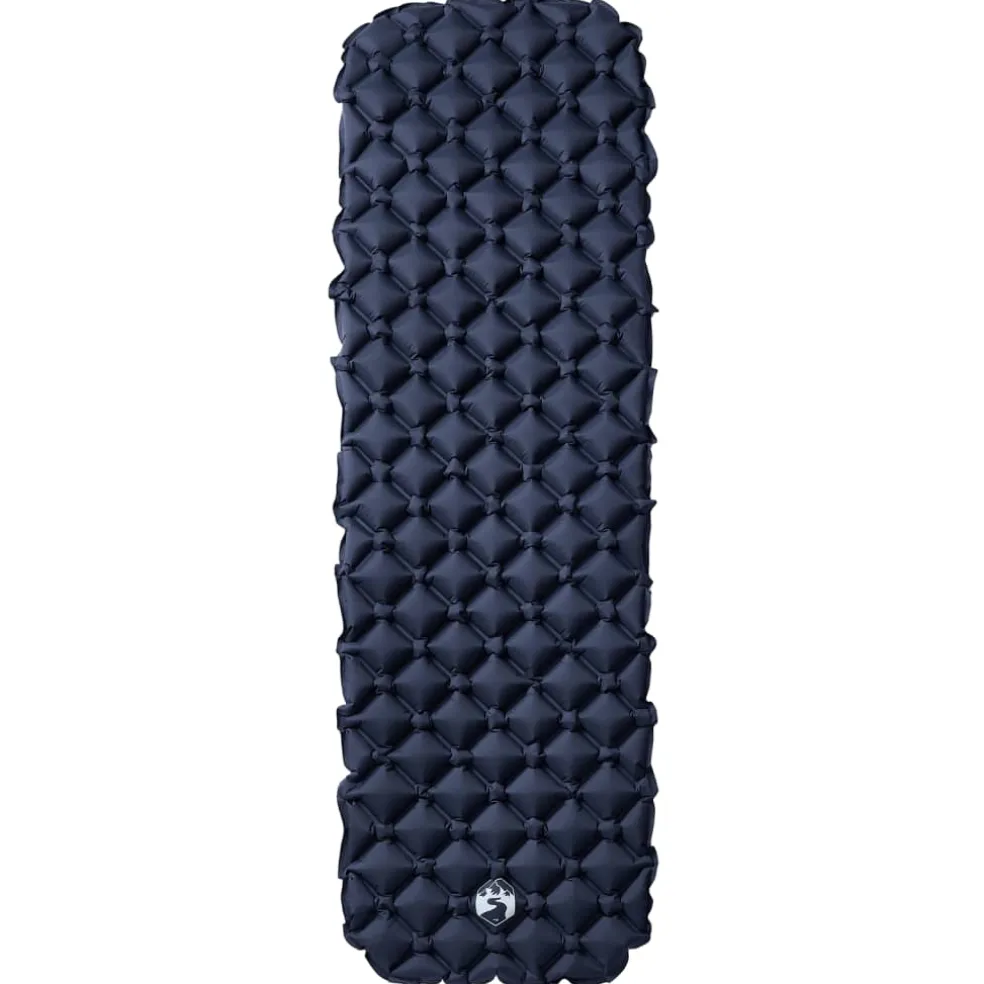 vidaXL Kampeermatras opblaasbaar 190x58x6 cm 1- persoons grijs