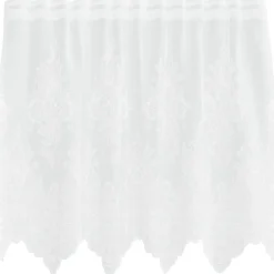 vidaXL Kantgordijn Wit 80 x 150 cm Polyester
