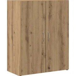 vidaXL Kantoorkast Artisanaal eiken 70 x 32 x 77.5 cm Bewerkt hout