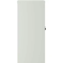 vidaXL Kantoorkast met 2 deuren 90 cm staal grijs