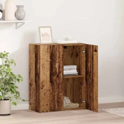vidaXL Kantoorkast Oud hout 70 x 32 x 77.5 cm Bewerkt hout
