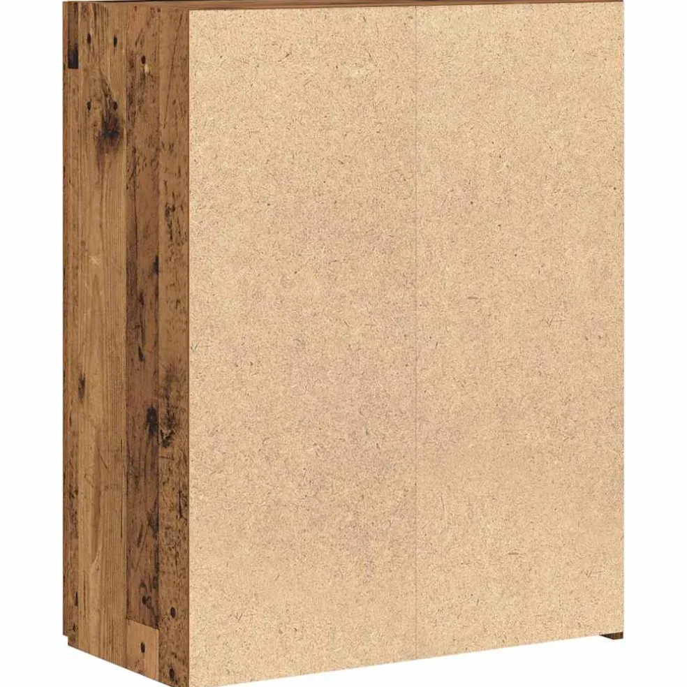 vidaXL Kantoorkast Oud hout 70 x 32 x 77.5 cm Bewerkt hout