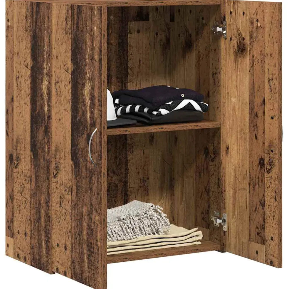 vidaXL Kantoorkast Oud hout 70 x 32 x 77.5 cm Bewerkt hout