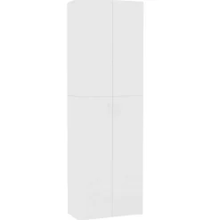 vidaXL Kantoorkast 60x32x190 cm bewerkt hout wit