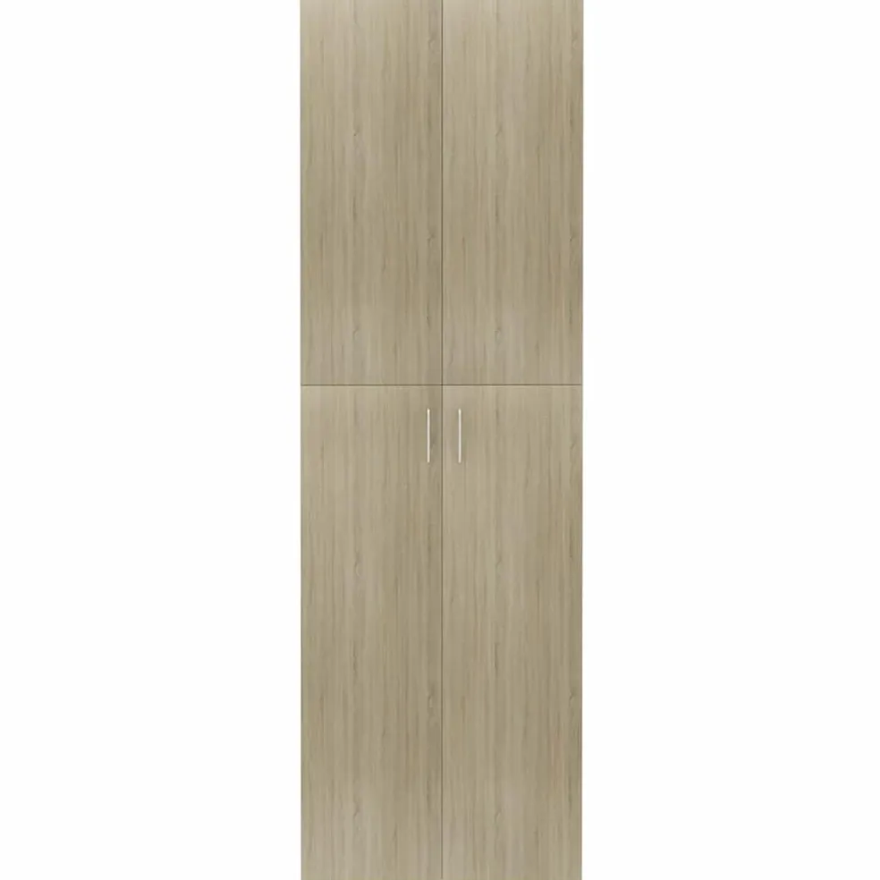 vidaXL Kantoorkast 60x32x190 cm bewerkt hout sonoma eikenkleurig
