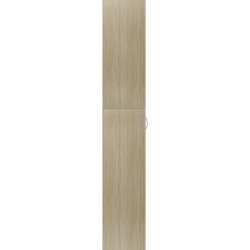 vidaXL Kantoorkast 60x32x190 cm bewerkt hout sonoma eikenkleurig