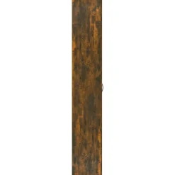 vidaXL Kantoorkast 60x32x190 cm bewerkt hout gerookt eikenkleurig