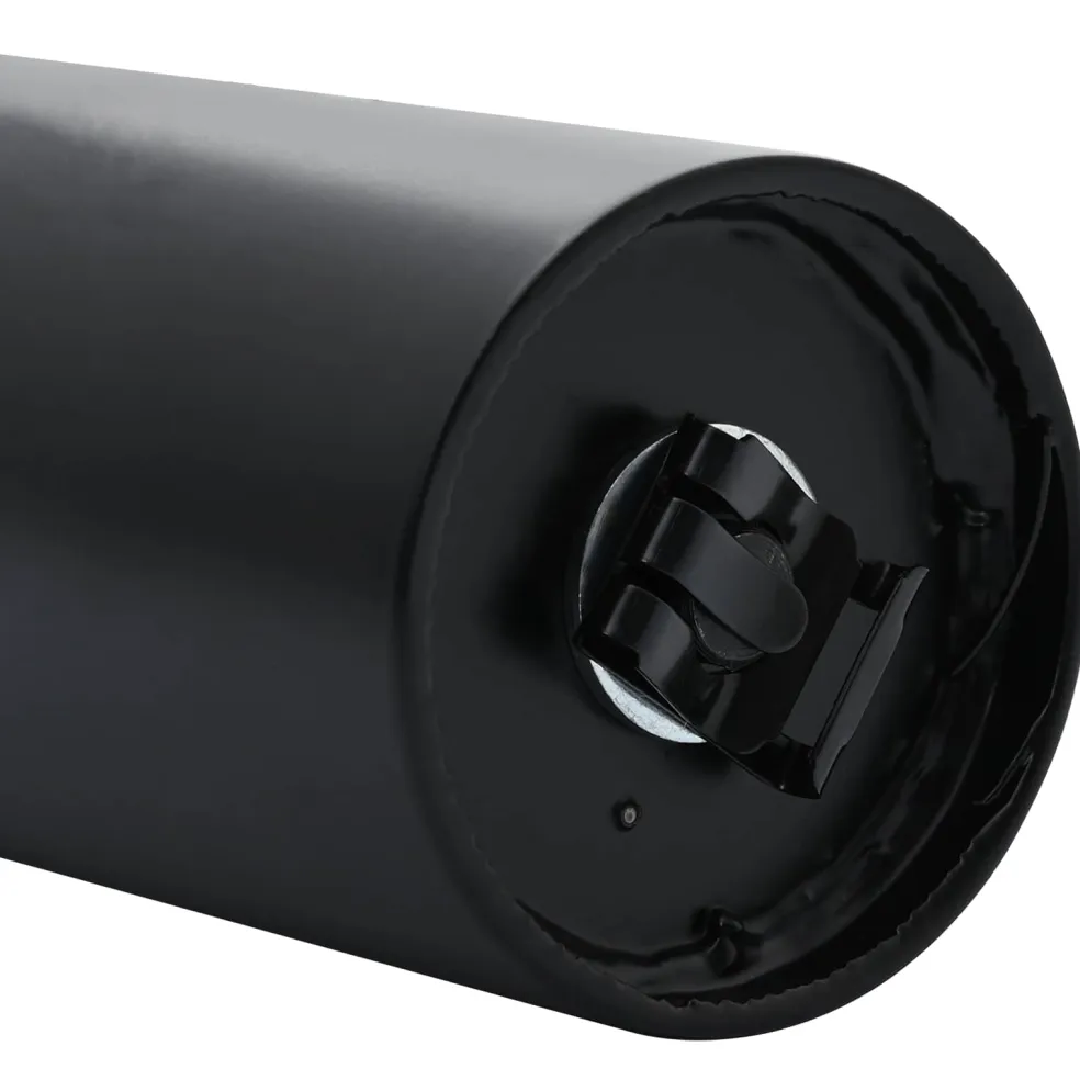 vidaXL Kantoorstoel gascilinder Zwart 355-540 mm IJzer