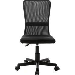 vidaXL Kantoorstoel 44x52x100 cm mesh stof zwart