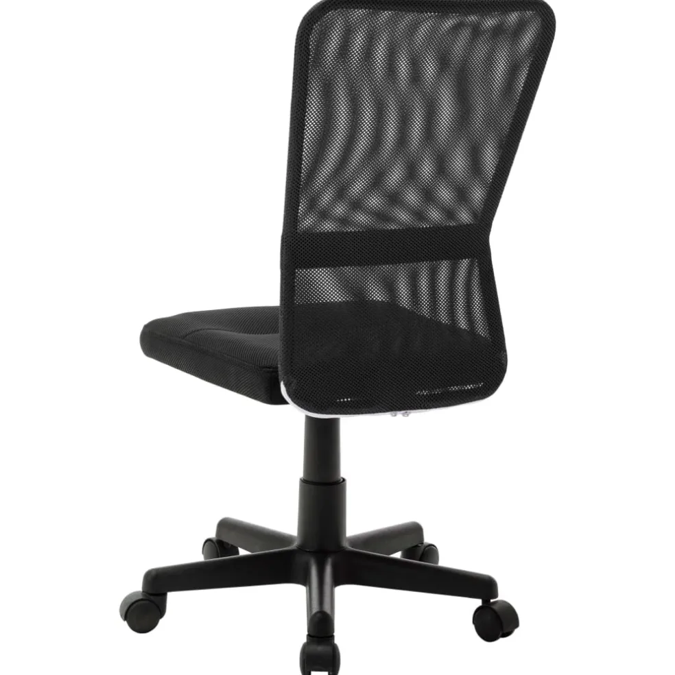 vidaXL Kantoorstoel 44x52x100 cm mesh stof zwart