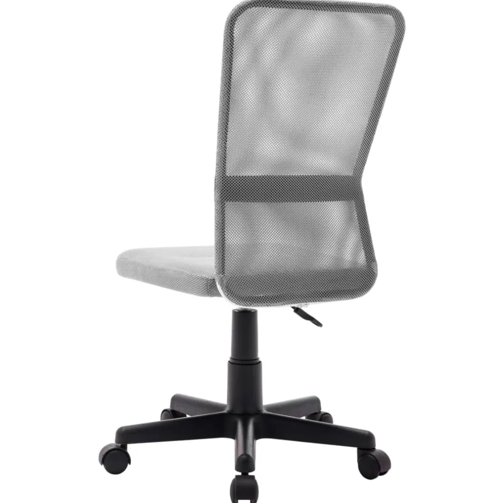 vidaXL Kantoorstoel 44x52x100 cm mesh stof grijs