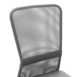 vidaXL Kantoorstoel 44x52x100 cm mesh stof grijs