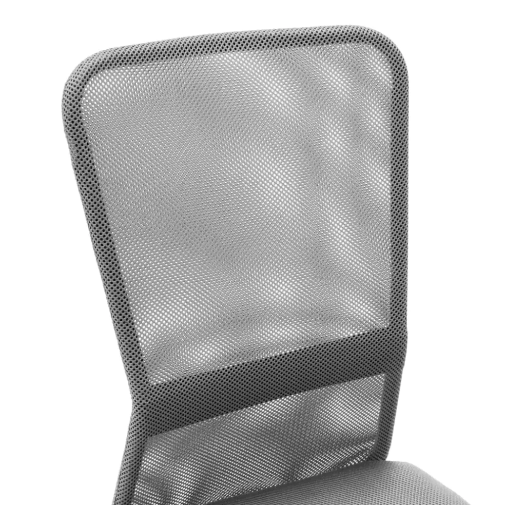 vidaXL Kantoorstoel 44x52x100 cm mesh stof grijs