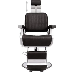 vidaXL Kappersstoel 68x69x116 cm kunstleer zwart