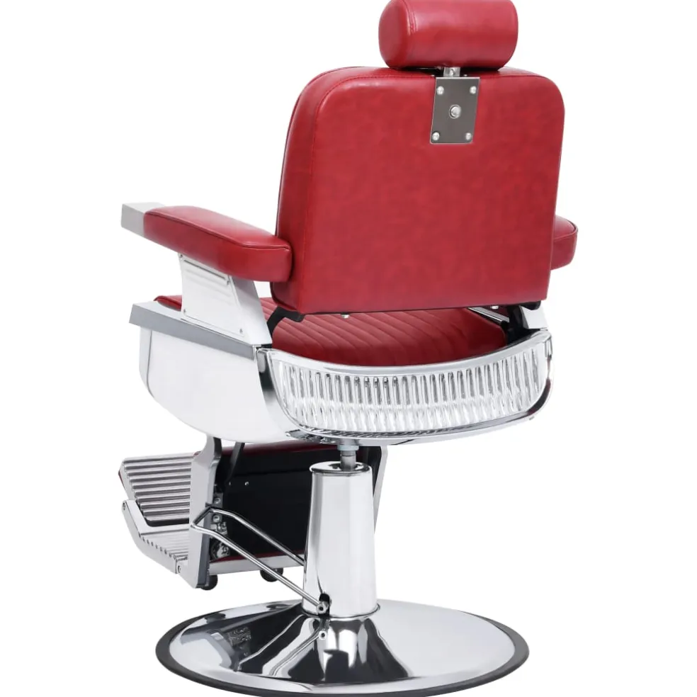 vidaXL Kappersstoel 68x69x116 cm kunstleer rood
