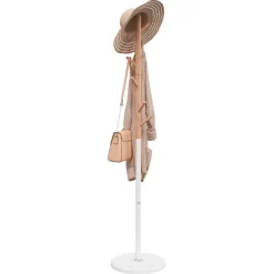 vidaXL Kapstok 172 cm gepoedercoat ijzer wit