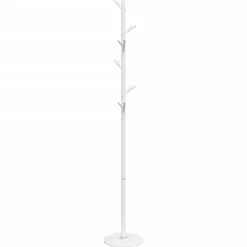 vidaXL Kapstok 175 cm gepoedercoat ijzer wit
