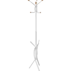 vidaXL Kapstok 176 cm gepoedercoat ijzer wit