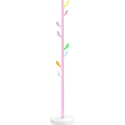 vidaXL Kapstok 172 cm gepoedercoat ijzer roze