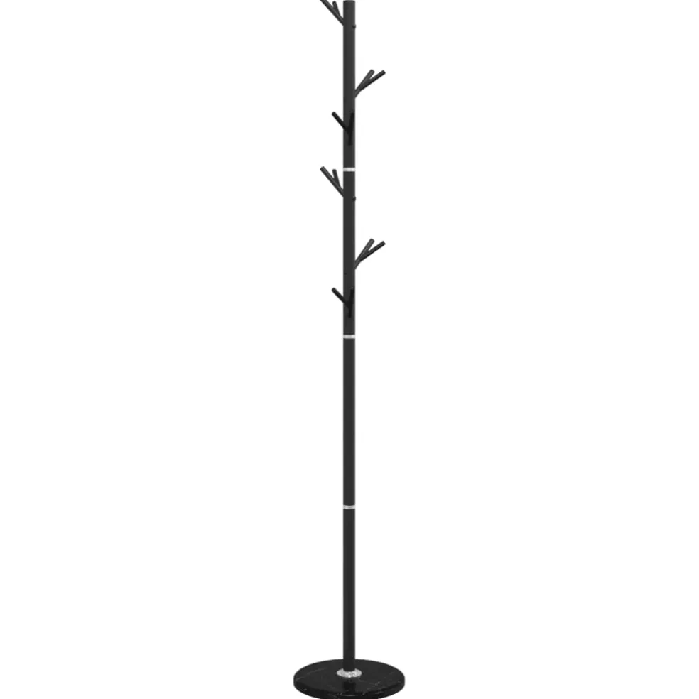 vidaXL Kapstok 175 cm gepoedercoat ijzer zwart
