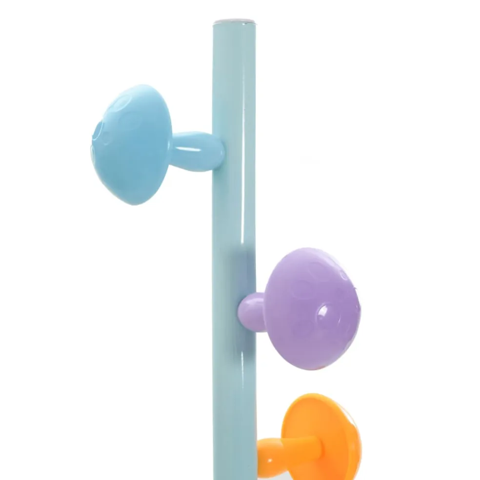 vidaXL Kapstok 172 cm gepoedercoat ijzer blauw