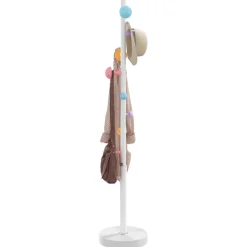 vidaXL Kapstok 172 cm gepoedercoat ijzer wit