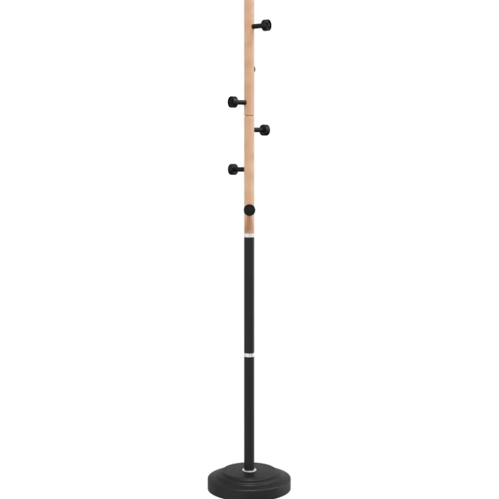 vidaXL Kapstok 172 cm gepoedercoat ijzer roze