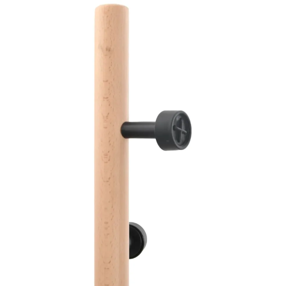 vidaXL Kapstok 172 cm gepoedercoat ijzer roze