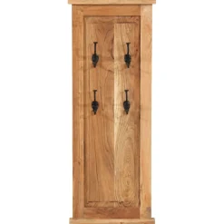vidaXL Kapstokken 2 st 38x100 cm massief acaciahout