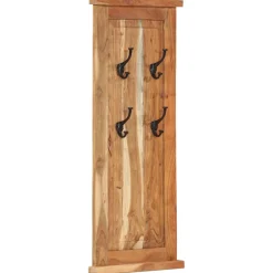 vidaXL Kapstokken 2 st 38x100 cm massief acaciahout