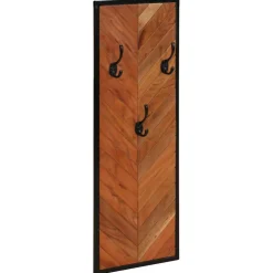 vidaXL Kapstokken 2 st 35x1x90 cm massief acaciahout